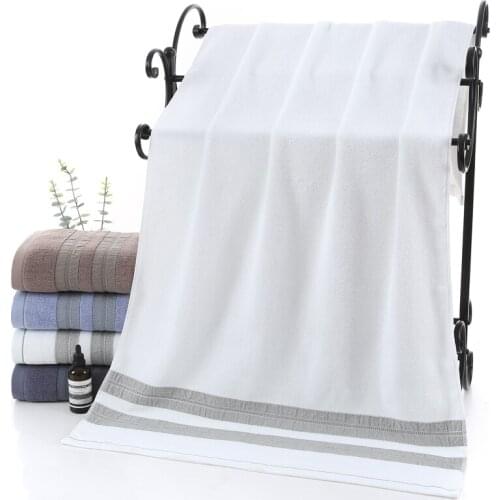 Men Women Bath Towel 100% Cotton Soft Absorbent Adult Household Towel Travel Gym Sport Camping Swimming Pool Quick Dry