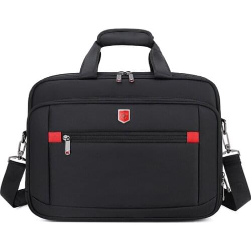 Mens Business Briefcase Laptop Bag Waterproof Oxford Cloth Men Computers Handbags Portfolio Male Shoulder Travel Messenger Bags