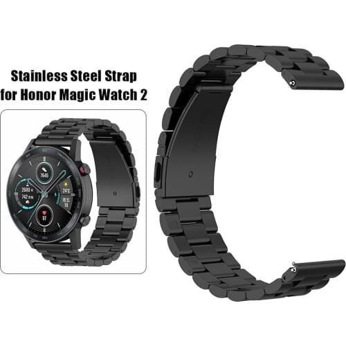 Durable Metal Adjustable Watchband Replacement Wrist Strap Belt Smart Watch Accessories for Huawei Honor Magic Watch 2