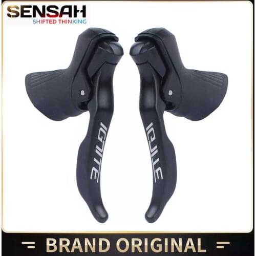 Sensah 1 Pair Road Bicycle Shifter 2x9 Speed Brake Lever Lock Bike Shifting IGNITE R7000 Rear Derailleur For Shimano Road 9S RD