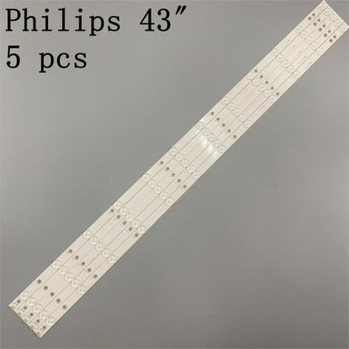 LED Backlight 12 Lamp strip For Phili ps 43"TV LB43014 V0_00 TPT430U3 EQLSJA.G 43PUS6501 43PUS6101 43PUS6201 43PUS7202 43PUH6101