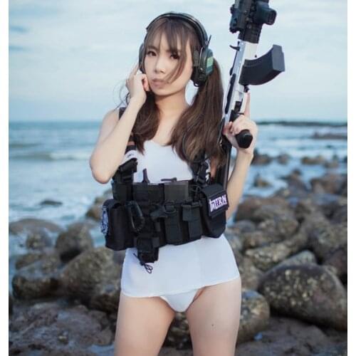 NEW D3 tactical bellyband lightweight tactical chest hanging armed girl tactical vest, summer light