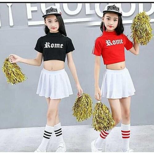 Girls dance clothes girls cheerleading cheerleading costumes gymnastics jazz skateboard suit