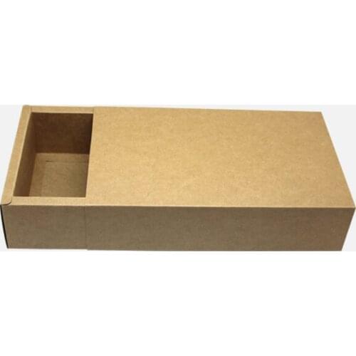Inner size:12*12*5.6CM Drawer Box kraft Paper Gift Craft Boxes, handmade soap Packaging food Box.kraft paper box 100piece\lot