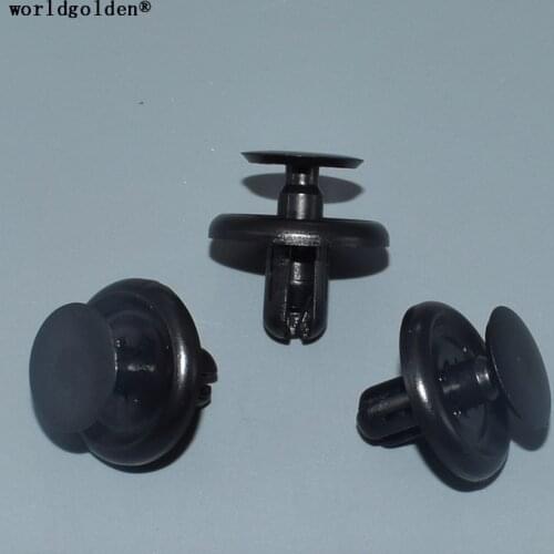 Worldgolden 100pcs car fasteners Push Type Retainer for Toyota#90467-07201(9046707201)