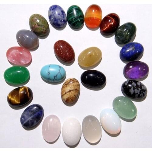 10*14MM Natural Stone Quartz crystal Turquoises Oval Cabochon for diy Jewelry making Making Ring Earring Accessories 50PC