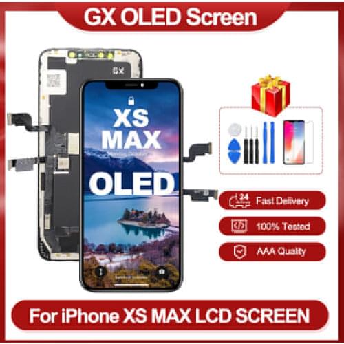 GX HK Pantalla OLED For iPhone X XS XSMax 11Pro LCD Display Touch Screen Digitizer Assembly Tested No Dead Pixel Replacement LCD