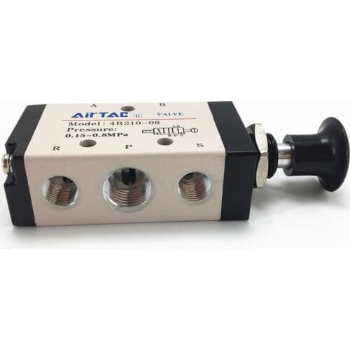 4R410-15 3R210-08 4R310-10 3R210-06 4R210-08 DC24V pneumatic components AIRTAC solenoid valve Hand-pull valve 4R 3R series
