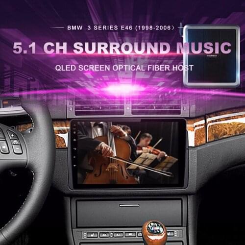 5.1 CH HIFI MUS Car DVD for BMW 3 Series E46 1998-2006 Car Radio Multimedia Video Player Navigation GPS Android 10.0 double din