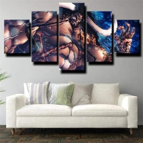 5 Piece Wall Art Canvas Anime Manga Figure Posters Minotaur Pictures And Prints Home Bedroom The Wall Decoration Paintings