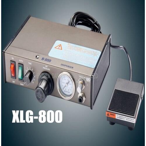 1PC Automated Glue Dispenser Solder Paste Liquid Semi Automatic Dispensing Machine Controller Dropper XLG-800