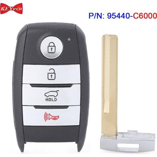 KEYECU OEM / Aftermarket for Kia Sorento 2015 2016 2017 2018 Smart Keyless Go Prox Remote Key Fob 95440-C6000 TQ8-FOB-4F06