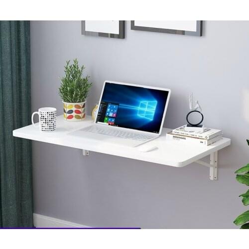 Household Creative Small Apartment Against The Wall Kitchen Table Multi-function Invisible Wall Hanging Computer Desk Foldable