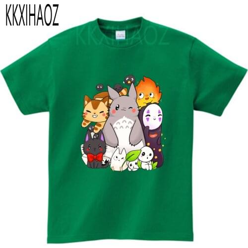 Kids Summer T-Shirt Children Girls Boys High Quality Cotton t shirt Totoro Cartoon Print Tops Clothing Child Toddler Costume