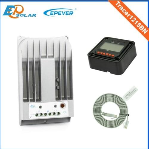 EPEVER Tracer2215BN 2 years warranty max pv input 150v solar system 20A mppt charge controller 12v 24v