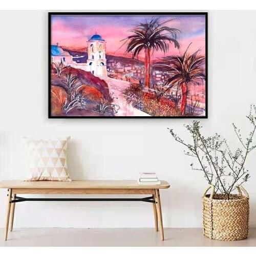GATYZTORY pictures by numbers 40*50 landscape Picture Painting by numbers home decor Canvas painting art