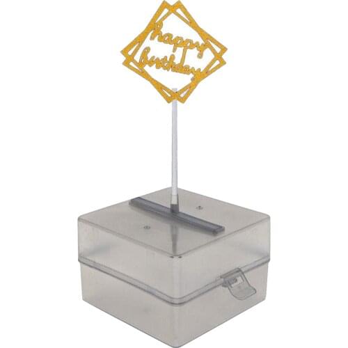 Clear Pulling Money Box 20 Transparent Bag Connected Pockets Party Supplies