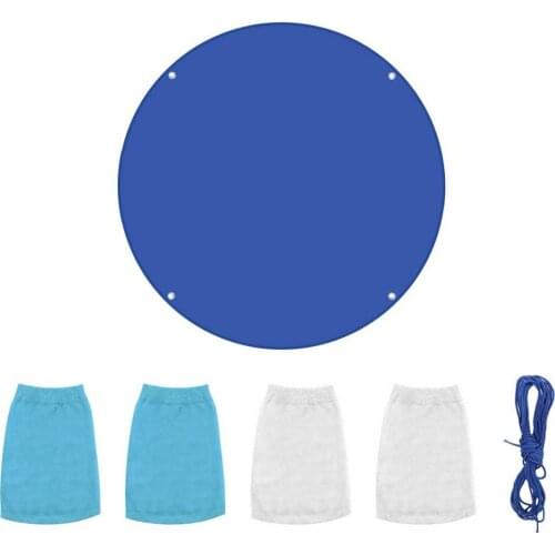 Round Pool Cover Tarpaulin Solar Swimming Pool Protection Cover Heat Insulation Waterproof Film Indoor Outdoor Pool Accessories