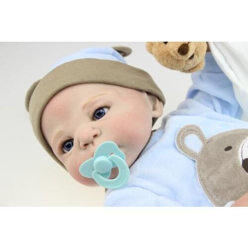 58CM baby-reborn dolls full body silicone newborn baby boy bebe gift reborn realista bonecas children bath toys gift