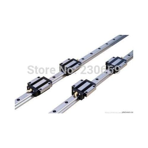 Linear guide rail HGR15 400mm long with 2 pcs of linear block carriage HGH15CA hgw15 CNC parts