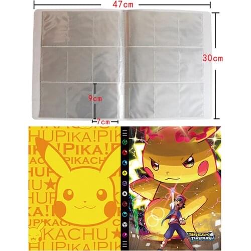 Can hold 432 cards New Large Capacity Card Album Book For Pokemon Holder Album Toys Birthday Gift