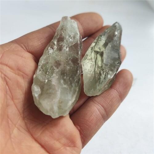 Natural Crystal Quartz Minerals Specimen Green Quartz Irregular Shape Rough Rock Stone Reiki Healing Home Decoration