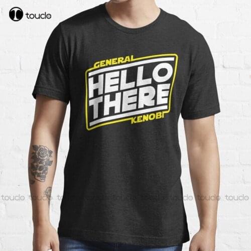 New Hello There T-Shirt Cotton Tee Shirt Unisex couples shirts