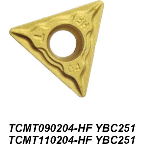 Original TCMT 090202 090204 110202 110204 TCMT090202-HF TCMT090204-HF TCMT110202-HF TCMT110204-HF YBC251 CNC Carbide Insert