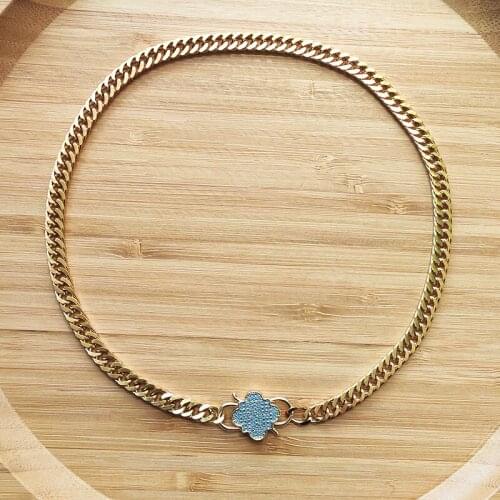 Punk trendy stainless steel chain necklace women exquisite wild short jewelry accessories 2020 new pendant choker party bijoux