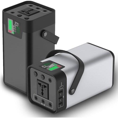 Low Price 200W Generator Portable Solar Powered For Camping Outdoor Solar Power Bank Type C PD 200WH Lithium Battery Pack