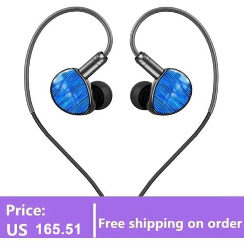 Shuoer Soloist | Silicone fused Kevlar dynamic driver IEM headphones with dual pin 6N OCC 2.5mm balanced cable and 4.4mm adapter