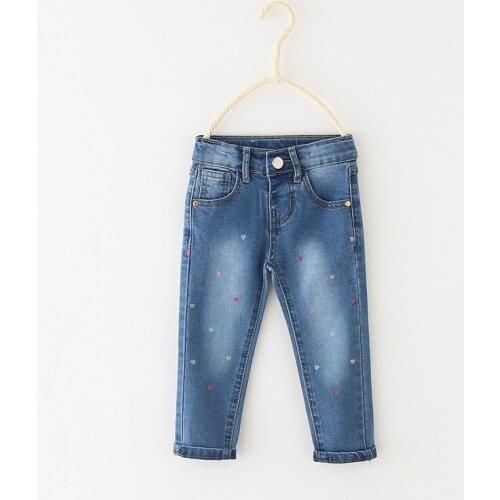 Spring Girls Jeans Baby Kids Jeans for Children Boys Girls Leggings Denim Pants Toddler Pants Girls Kids Pants for Boy Girl 0-3Y