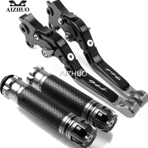 For YAMAHA FZ6 FZ6 FAZER 2004-2010 2005 2006 2007 2008 Motorcycle Brake Clutch Lever Extendable Adjustable Hand Grip Handlebar