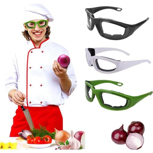 High Quality Cheap Kitchen Onion Goggles Tear Free Slicing Cutting Chopping Mincing Eye Protect Glasses Kitchen Accessories