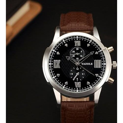 YAZOLE Quartz Watch Men Top Brand Luxury Business Wristwatch Male Clock Sports Watches Fashion Quartz-watch Relogio Masculino