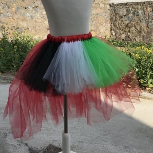 Flag of the United Arab Emirates skirt Children Little Girl Kids Clothes Vestidos Princess Outfits skirt Gauze puff skirt