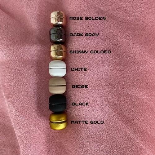 1 pc Strong metal plating magnetic hijab luxury accessory no hole pins brooches Magnet for muslim chiffon scarf