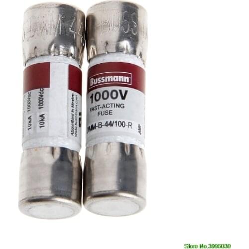 2PC DMM-B-44/100 10x35MM 44MA 1000VAC/DC Buss Fuse For Fluke Multimeter