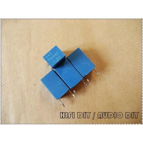 20pcs/100pcs AV P12 442pF 63V 63V442pF 1% high precision tin foil polypropylene film capacitor