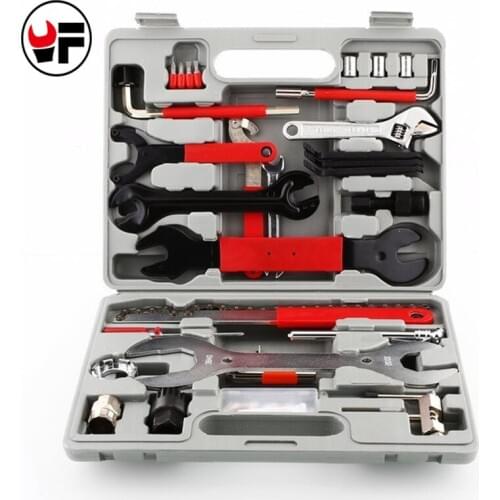 44PCS/set Mountain Bike Patchs Bicycle Accessories Maintenance Repair box diagnostic Hand Tools Kit Cycling Chain Case Hot DN176