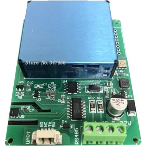 7 in 1 DC5-32V serial port output sensor module Quality Gas Detector For CO2 TVOC PM2.5 PM10 Temperature Humidity Formaldehyde