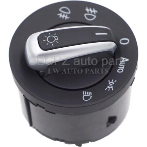 Auto Euro Headlight & Fog Light Switch Control For VW Passat CC Jetta MK5 Golf 5ND941431B