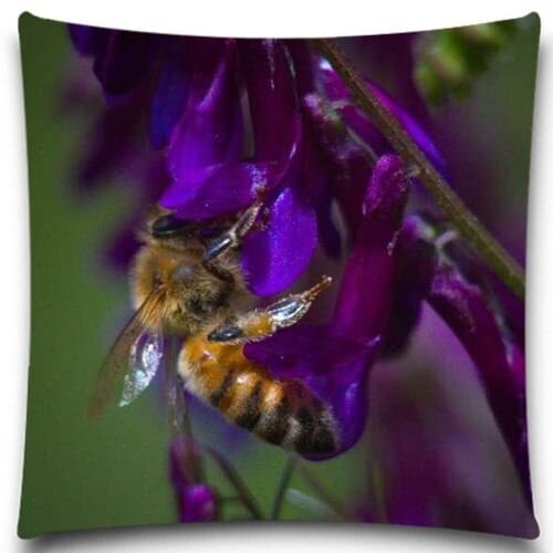 Lovely bee 9 Styles 16 18 20 24 inches Cotton polyester Animals Cushion Cover Creative Butterfly Pattern sofa car home