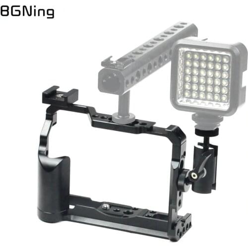 XT-20 XT-30 Camera Cage Rig CNC Form-Fitted for Fujifilm XT20 XT30 Video DSLR Protective Frame 1/4 3/8 Cold Shoe w Cable Clamp