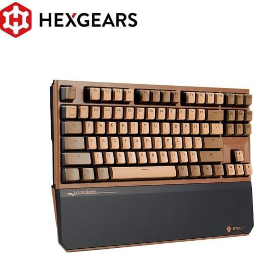 HEXGEARS X3 Gaming Mechanical Keyboard 87 Key PBT Keycaps Kailh Upgrade BOX Switch USB Wired/2.4Wireless Keyboard for Desktop