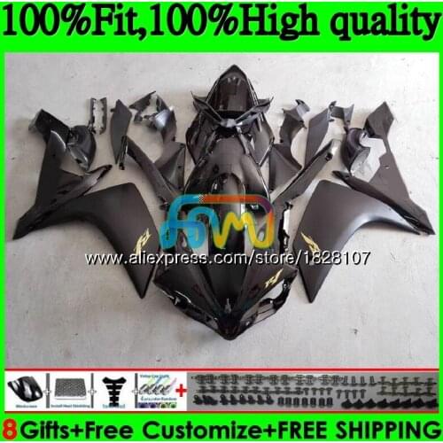 Injection Matte black OEM For YAMAHA YZF R 1 YZF 1000 YZFR1 07 08 114BS.2 YZF1000 YZF R1 07 YZF-1000 YZF-R1 2007 2008 Fairing