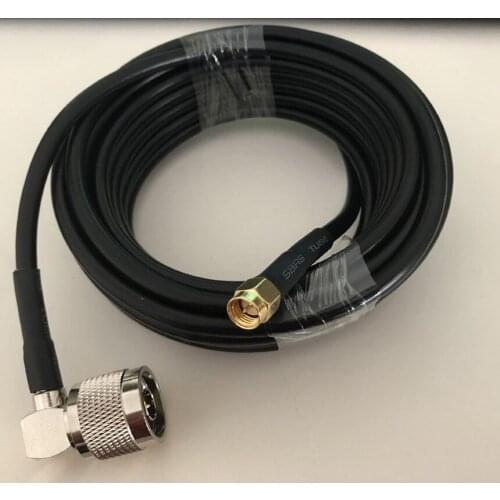 90 Degree N Male to SMA Male connector RF Adapter Coax Cable RG58 1m 3m 5m 10m 15m 20m