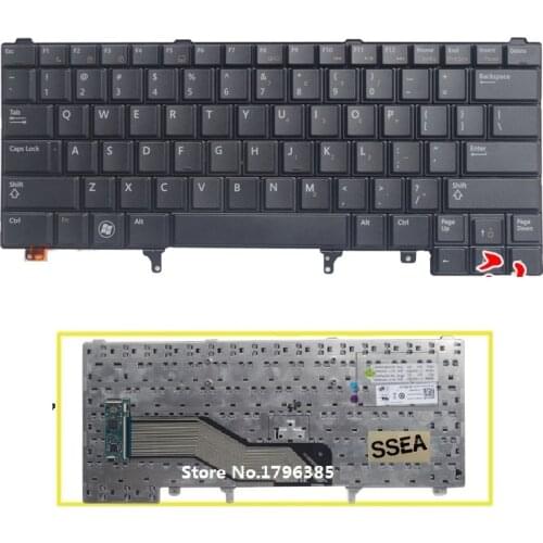 SSEA New US Keyboard English For DELL Latitude E6420 E5420 E5430 E6220 E6320 E6330 E6430 Series laptop Keyboard
