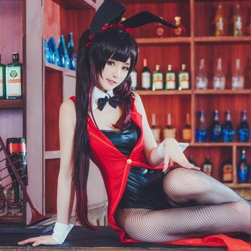 DATE A LIVE Tokisaki Kurumi Bunny Girl Cos Cosplay Costume Rabbit Uniforms Carnival Party Suit Halloween Costumes for Women