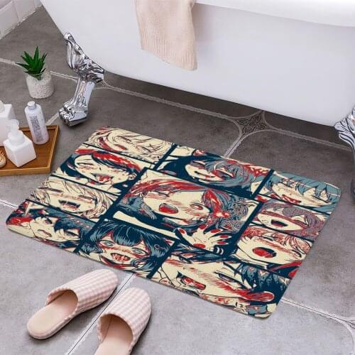 Ahegao comeback 3D Print Doormats Rectangle Non-Slip DoorMat Bedroom Kitchen Entrance Print Door rugs Dropshipping